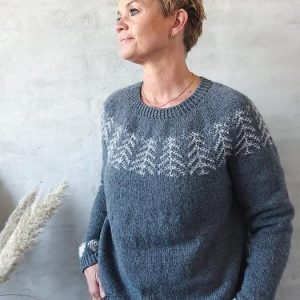 Tinka julesweater fra Ãnling, No 2 strikkekit